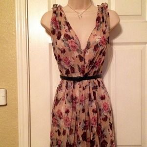 🚫SHEER slip on spring/summer dress and purse🚫