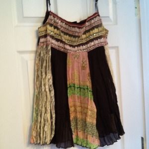 Bohemian style shirt.