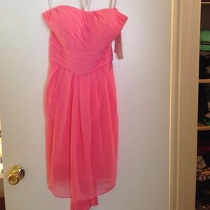 Bill Levkoff dress-coral