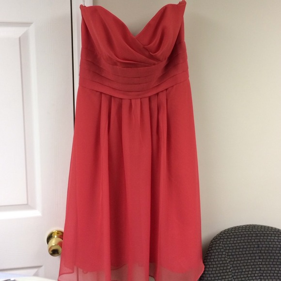 Coral After Six Dress