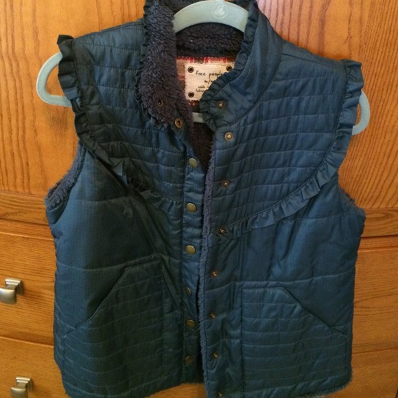 Blue Free People Vest