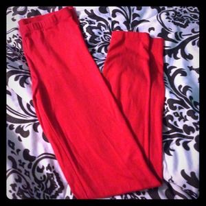 Red forever 21 leggings