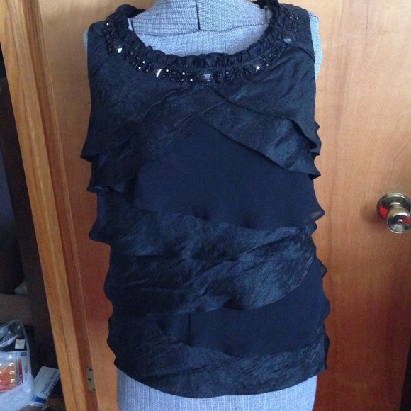 SOLD Formal ruffled top