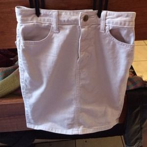 American apparel high waisted denim skirt NEW
