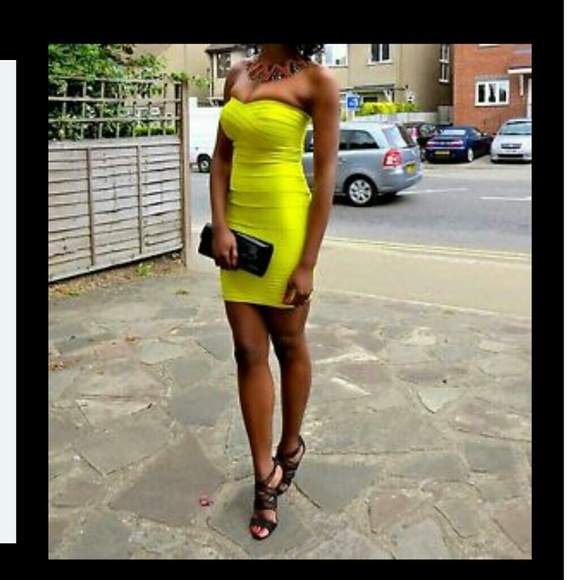 celebrity boutique | Dresses | Reversible Colored Neon Lime Orange ...