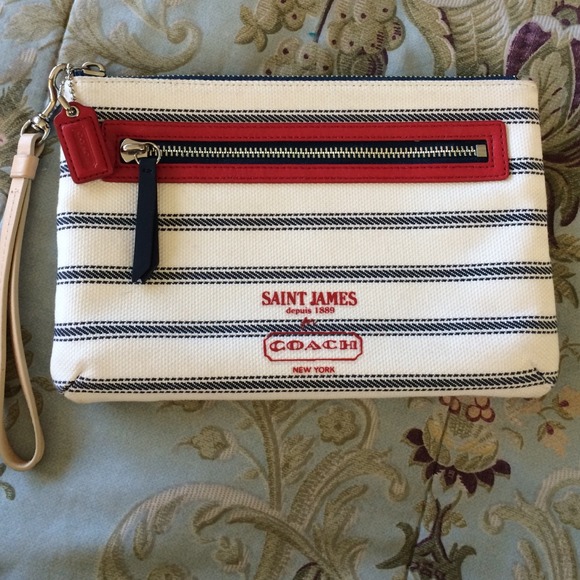 Saint James for Coach Ltd. Ed. wristlet!!