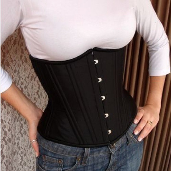 🚫SOLD🚫Steel Boning Satin Corset