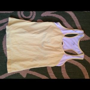 Cute yellow workout top bundle black tank