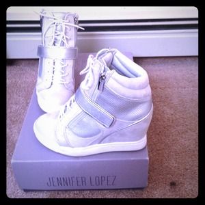 JLo wedge sneakers