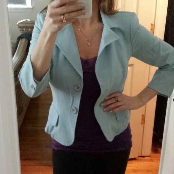 Powder blue jacket
