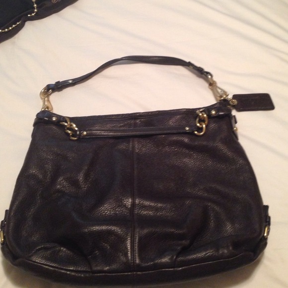 Coach Handbags - Black large coach purse!!! authentic price reduced
