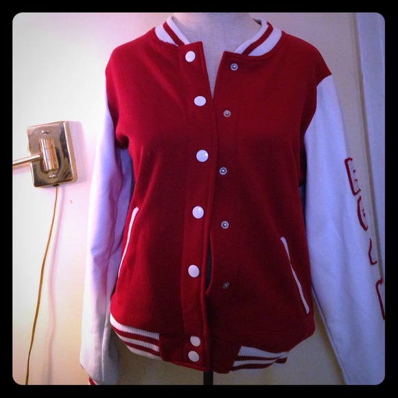 White and Red Jacket