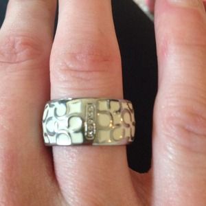 Authentic coach ring