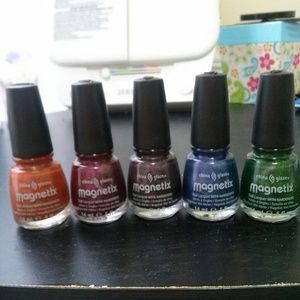 5 pc. China Glaze Magnetix Nail Polish Set