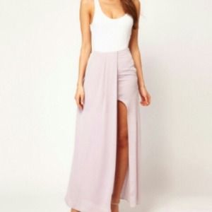 Asos skirt with high split