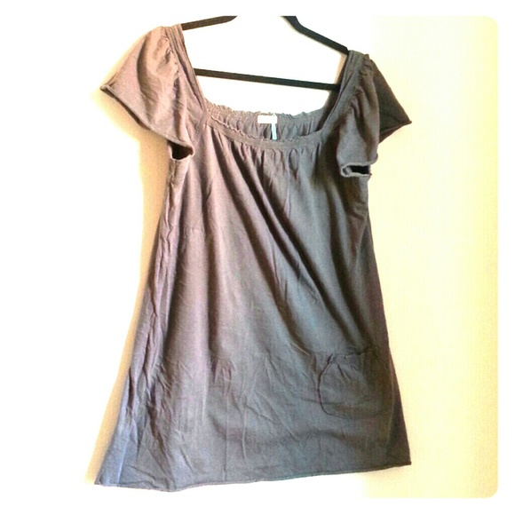 Grey t-shirt short dress
