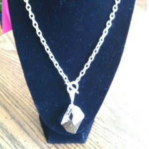 Beautiful necklace on silver chain