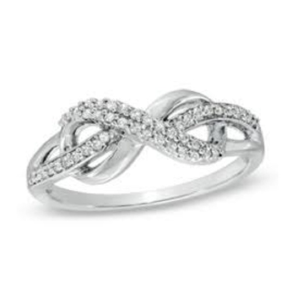 Diamond Infinity Ring