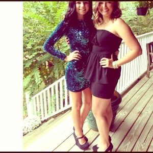 Sequin party dress for homecoming or prom