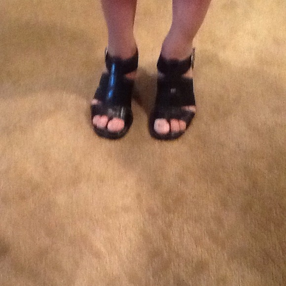 Black sandals