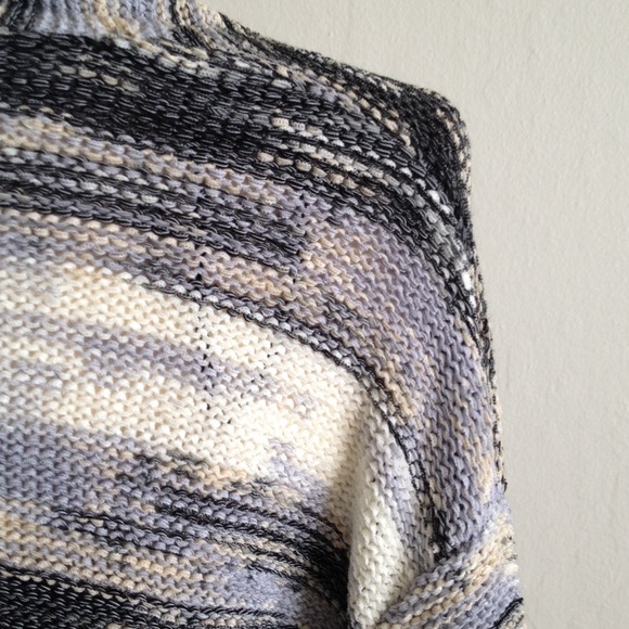 Topshop Open Front Cardigan w/Fringe - Picture 3 of 4