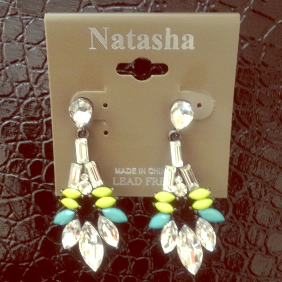 Natasha statement earrings high quality! NWT