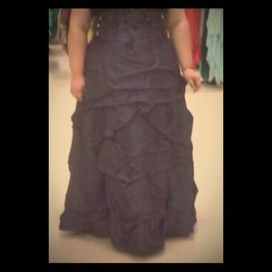 Plus size purple and black.