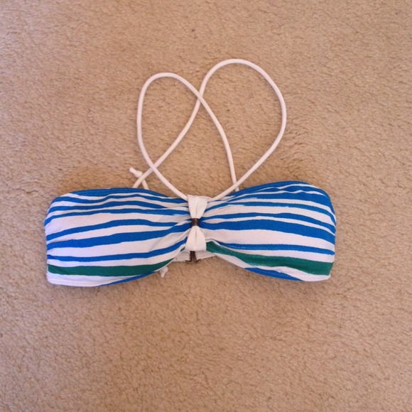 Hollister bandeau swim top