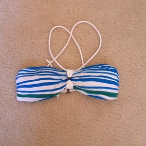 Hollister bandeau swim top