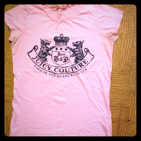 Juicy Couture Tops - Juicy Couture Signature Tee Size Large