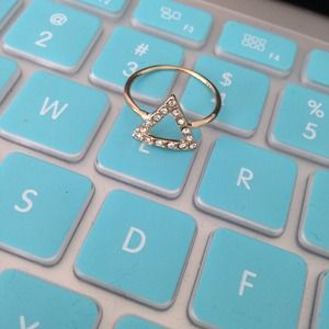 Dainty Geometric Ring