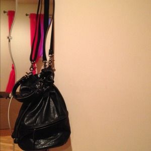 All black H&M bag