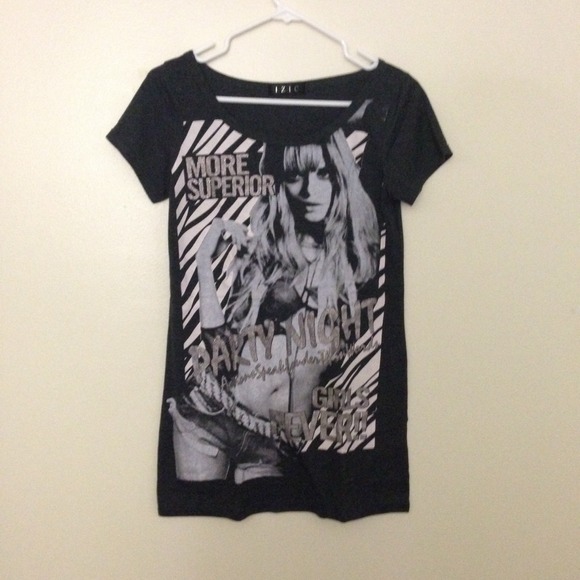 Party Night Tee Heather Grey