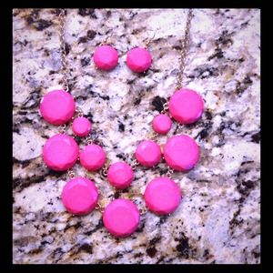 Matching earrings and necklace set