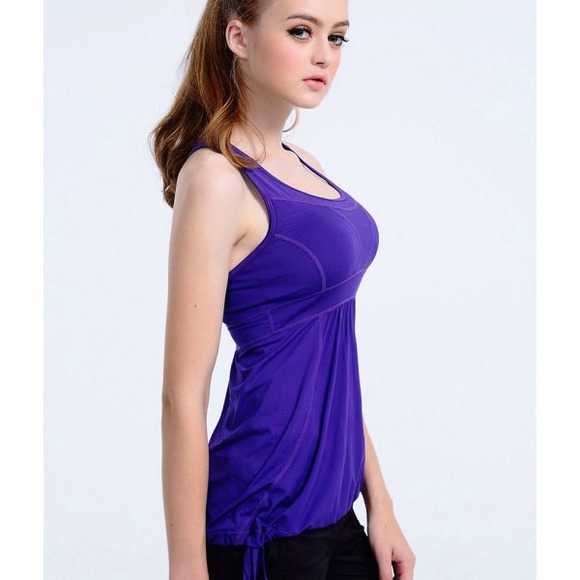 Yoga Wear- Megan Mesh Tank - Picture 2 of 3