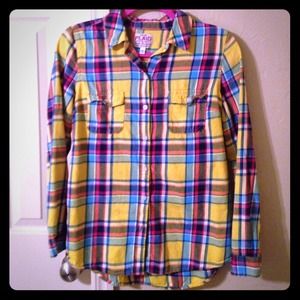 Old Navy Plaid Button Up
