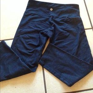 Lululemon denim wunder under crops