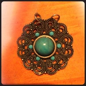 Vintage turquoise pendant