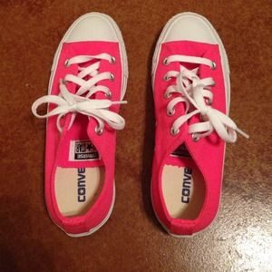 Neon Pink Converse