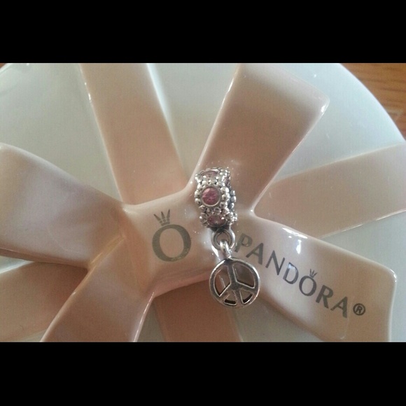 Peace Pandora charm