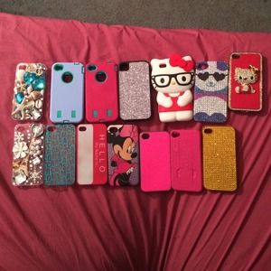📲📲📲📲 IPHONE 4 CASES BUNDLE PACK 📲📲📲📲