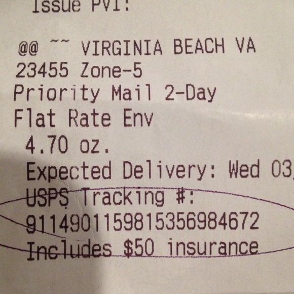 Tracking number for @madystarke