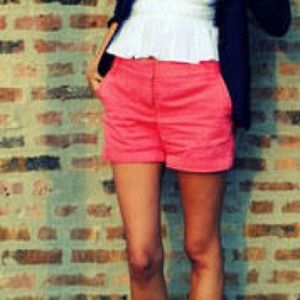 J. Crew Coral shorts size 2