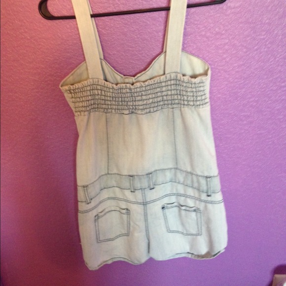 Adorable Vintage Overall Romper - Picture 2 of 2