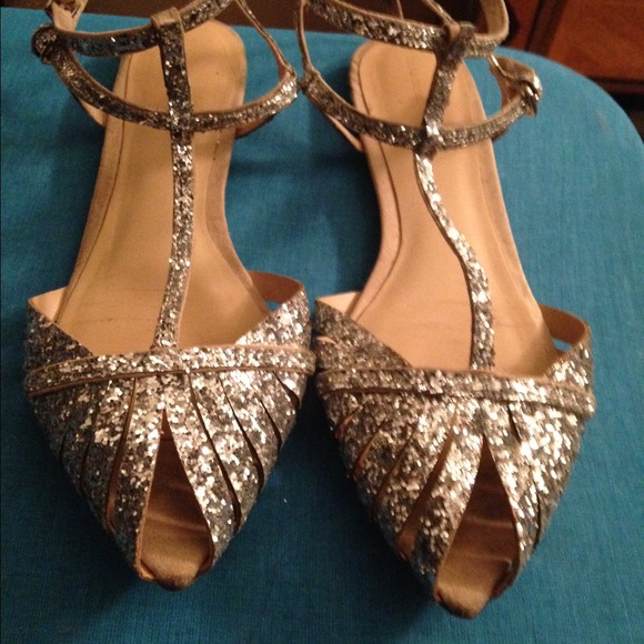 Zara glitter flats