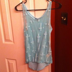 Cross tank top