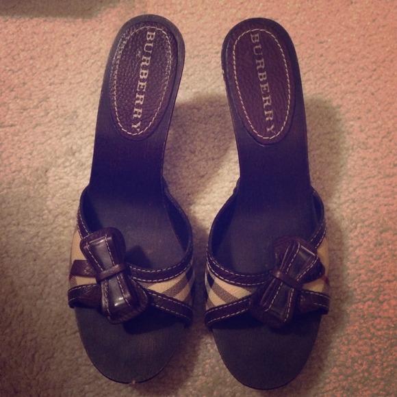 Burberry Wooden Heel