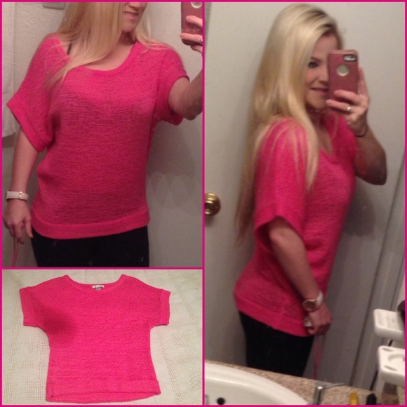 Hot Pink Knitted Top