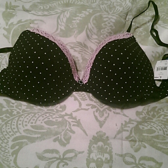 Poka dot bra