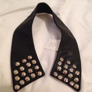 Black studded collar